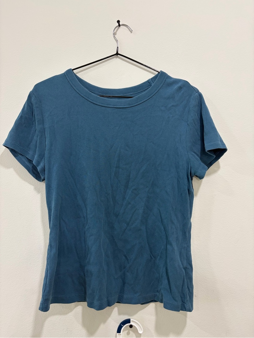 Old Navy Women's Short-Sleeve Crew Tee in Teal Blue